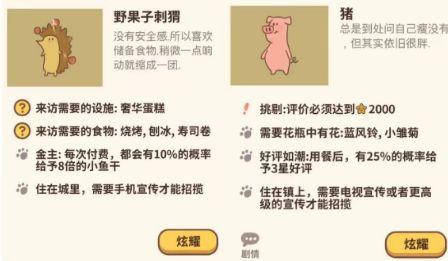 动物餐厅订单攻略 全订单解锁条件汇总[多图]图片2