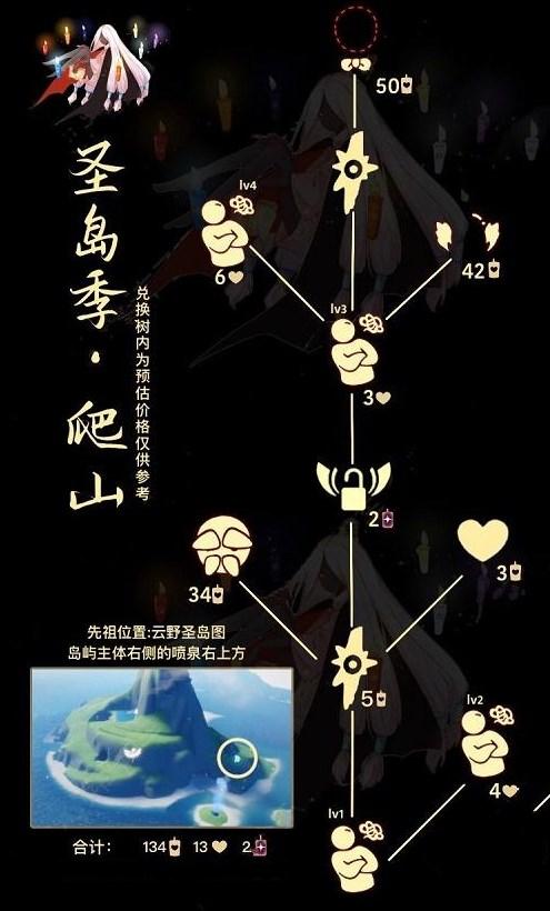 光遇固执登山者兑换图2023 登山先祖复刻兑换物品一览[多图]图片2