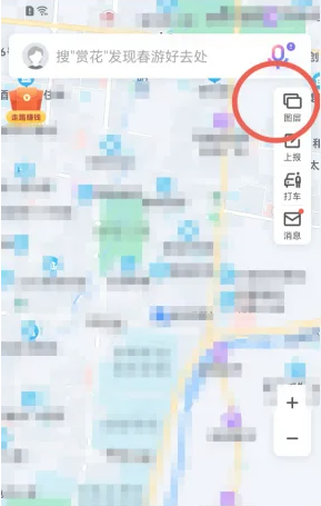 百度地图卫星地图怎么看怎么打开