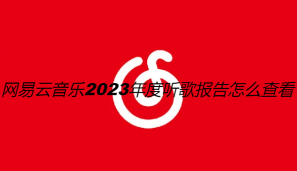 网易云音乐2023年度听歌报告怎么看